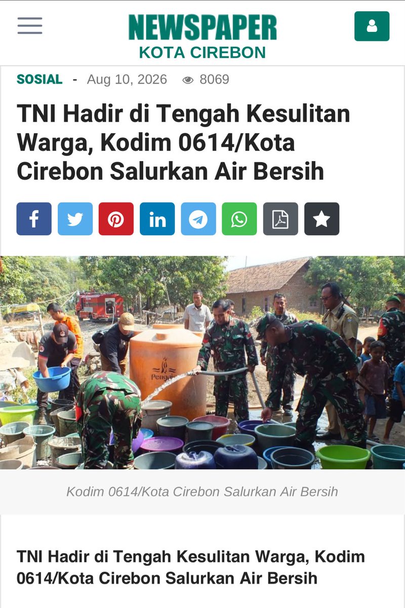 RatnaSandrina's tweet photo. Inilah janji TNI: mengabdi sepenuh hati, mengasihi tanpa syarat, dan melayani sepanjang waktu untuk negeri ini.
Salurkan Hingga Pelosok https://t.co/A3rdUJy4a8