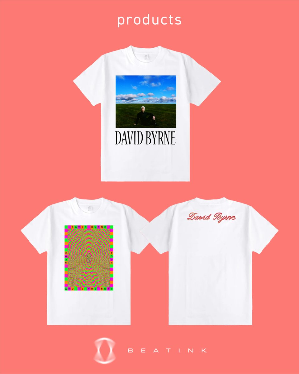 beatink_jp's tweet photo. David Byrne / T-shirt 2種の受注販売が決定。

代官山 蔦屋書店で開催中のデヴィッド・バーンPOP UPで販売中の国内限定Tシャツが、ご好評につき追加生産・受注販売決定！

【BEATINK】
David Byrne artist photo White Tee
https://t.co/Q2Rr2H6To2

David Byrne Tour White Tee
https://t.co/5RdorXjFOa

【代官山 蔦屋書店】
David Byrne artist photo White Tee
https://t.co/qaVpUVhOOw

David Byrne Tour White Tee
https://t.co/zt0dOfVmaJ

@DBtodomundo / @matadorrecords / @CMP_official / @DAIKANYAMATSITE