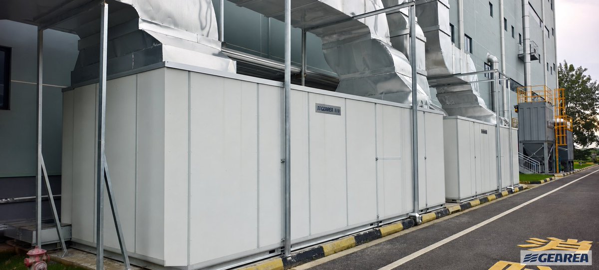 Gearea_Climate's tweet photo. Precision climate control for a 3,000 m², 11 m-high manufacturing space.

Gearea delivers:
✓ 19°C (66°F) / 6 g/kg supply air
✓ Stable temperature &amp; humidity control
✓ Energy-efficient operation

Reliable HVAC for advanced manufacturing.

#Gearea #HVAC #Manufacturing https://t.co/ivqlwooktS