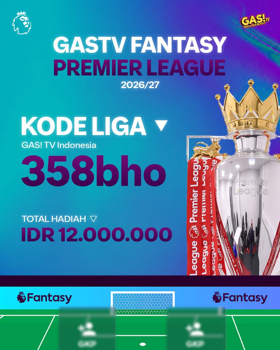 GASTV_ID's tweet photo. KODE LIGA FPL GAS! TV DIRILIS!

Kami mengucapkan selamat datang buat para FPL manager yang baru bergabung dan akan berkompetisi bersama di musim ini. @pisangij01 

Berikut adalah kode liga GAS! TV Indonesia: https://t.co/UPRMx2cZr5