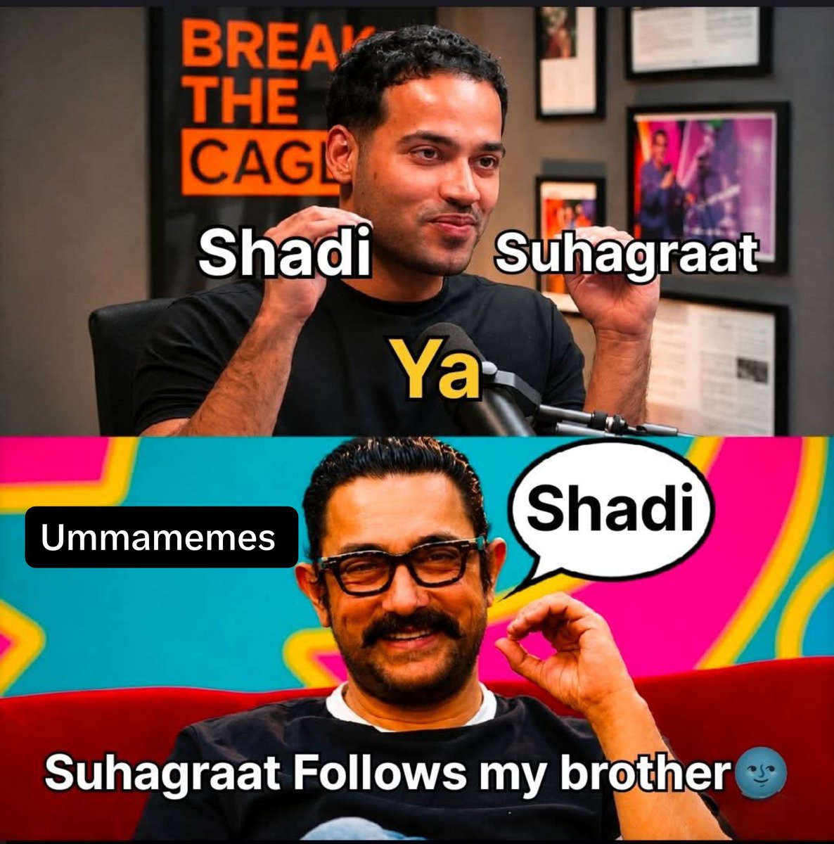 siyasahu8319's tweet photo. Choice clear hai boss, baki sab automatic process hai! 🌚🤣
.
.
.
#AamirKhanMemes #IndianMemes #DankMemesIndia #DesiMemes #BollywoodMemes #MemeDaily #ShadiMemes #FunniestMemes #TrendingMemes #viralmemes2026 https://t.co/w1Je5XxKOm