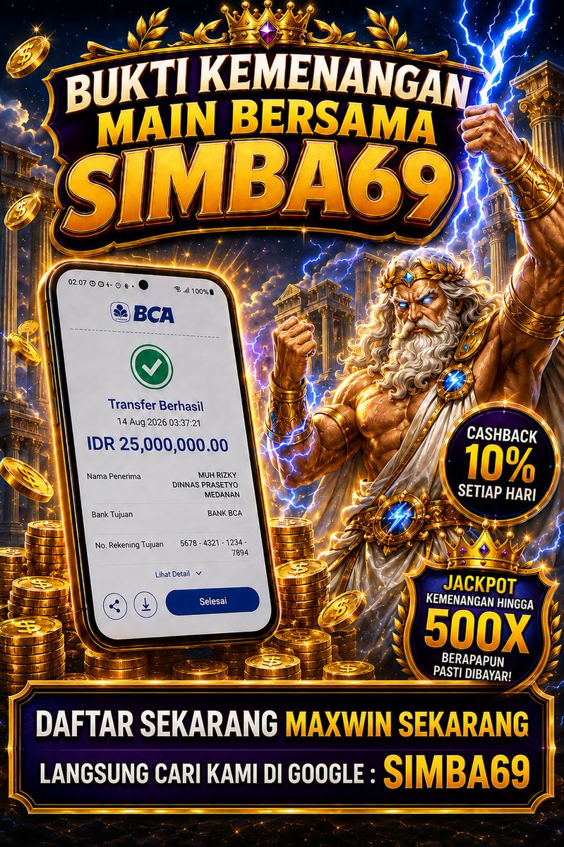 simba69xoc's tweet photo. 🔥Pemersatu bangsa, waktunya cari suasana baru di SLOT GACOR HARI INI &amp; EVENT FREESPIN TANPA BATASS 💥🎰 #slotonline #slotgacor #simba69

🎁Bonus Deposit Melimpah, Keseruan Makin Ramai Setiap Hari!
Link slot gacor: https://t.co/GtzZybRPRz https://t.co/bsNg2K2chO