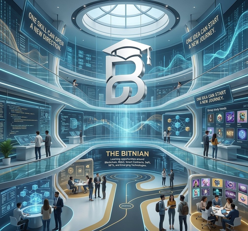 Bitnian_Bitnian's tweet photo. The future belongs to those who understand it.
The Bitnian is building a learning ecosystem where blockchain, Web3, smart contracts, DeFi, and digital innovation become practical skills—not just complicated concepts.
#BITNIAN #Blockchain #Web3 #Ethereum #ERC20 $BITNIAN https://t.co/oligvpONnM