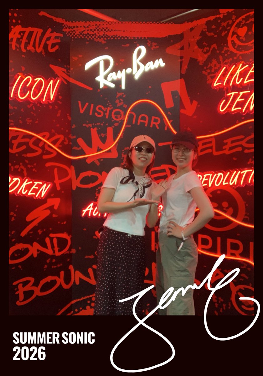 Ruriko_com's tweet photo. #レイバンサマソニ
#RayBan https://t.co/jIzQiBaAZv