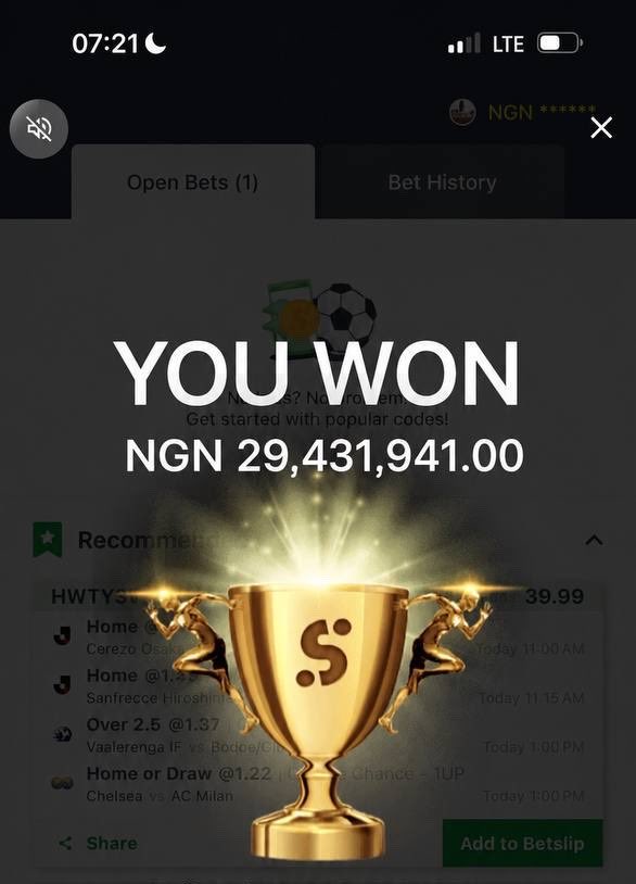 BOSSTIPZ22's tweet photo. 29.4M✅💥🥳
Drop aza if  N25K is not too small
Crediting from first 180 likes and retweets https://t.co/UVdgH6nBBB