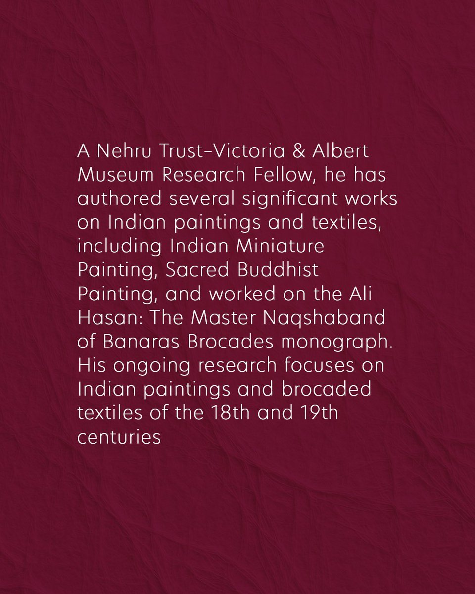 BanarasBiennale's tweet photo. #InTheirLight

A distinguished scholar of Indian art and textiles, Anjan Chakraverty brings to the Banaras Biennale a perspective shaped by research, deep scholarship and a sustained engagement with India’s visual and material traditions. https://t.co/bqEORoUZlb