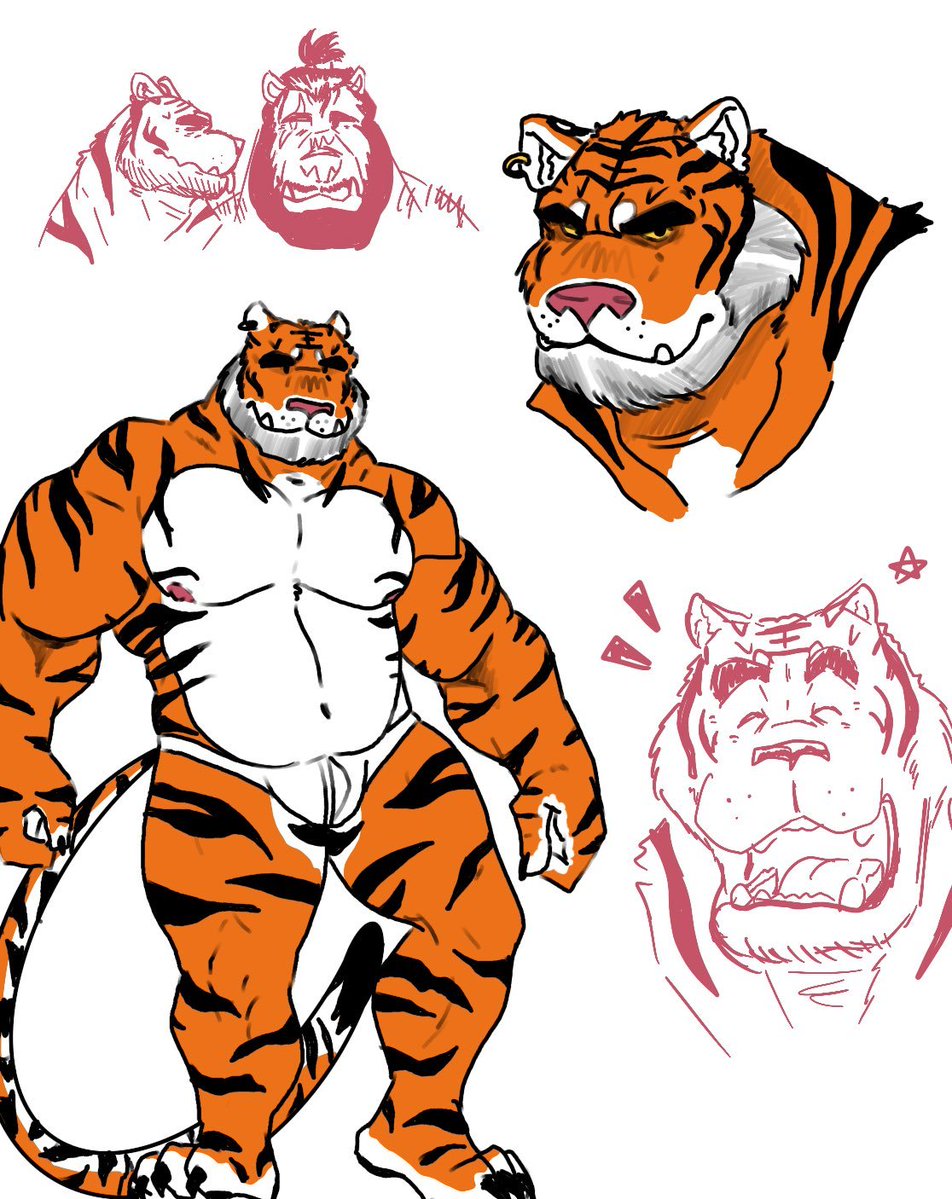 MisfitBeaw's tweet photo. Gay tiger husband apparently https://t.co/G79EscSDZp
