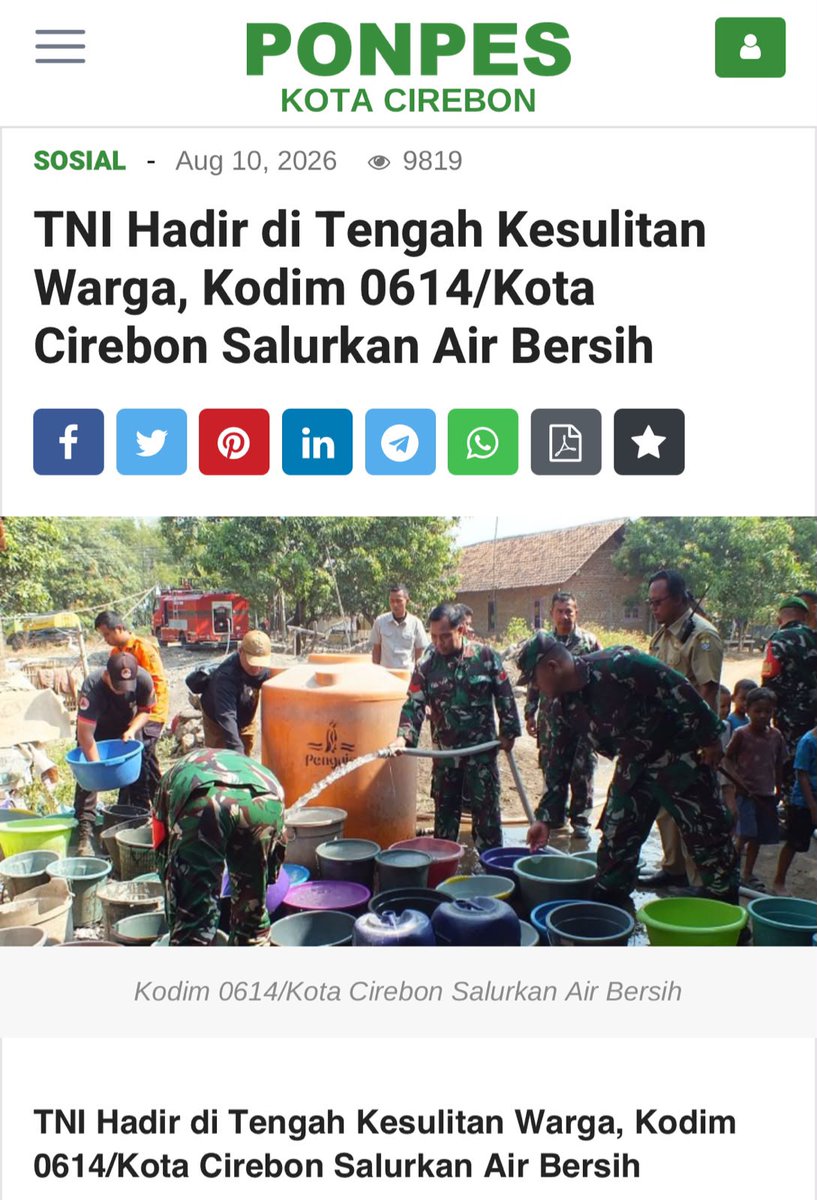 BellamyBuana's tweet photo. Tentara Nasional Indonesia mengabdi secara ikhlas. Ribuan kilometer dan medan berat justru menjadi dorongan untuk terus berkarya.
Salurkan Hingga Pelosok https://t.co/ZBubJYn36s