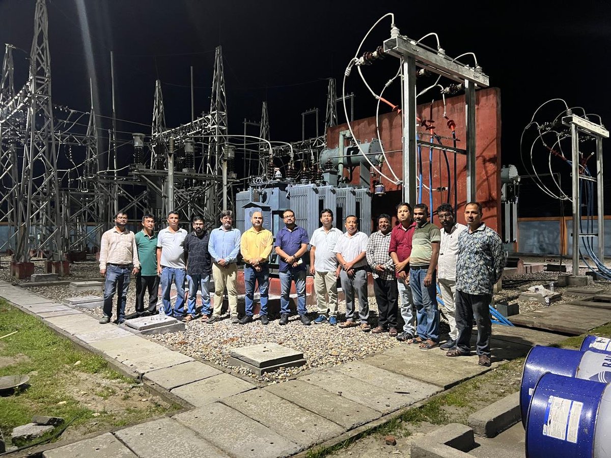 apdclsocial's tweet photo. AIIB আঁচনিৰ অধীনত নিৰ্মাণ কৰা বঙাইগাঁও বৈদ্যুতিক উপসংমণ্ডল ২-ৰ অন্তৰ্গত 2×2.5 MVA ক্ষমতাসম্পন্ন ৰৌমাৰী PSS টো আজি বঙাইগাঁও বৈদ্যুতিক চক্ৰ, বঙাইগাঁও বৈদ্যুতিক সংমণ্ডল, বঙাইগাঁও টি এণ্ড চি সংমণ্ডল, বঙাইগাঁও বৈদ্যুতিক উপসংমণ্ডল ২-ৰ বিষয়া আৰু TKC -ৰ প্ৰতিনিধিৰ উপস্থিতিত সফলভাৱে 
1/3 https://t.co/XSImRXmiMc