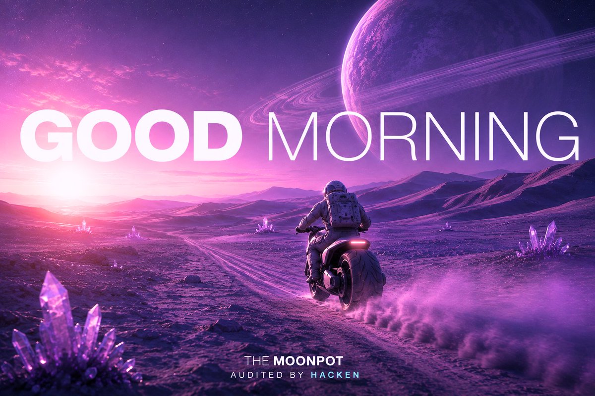 TheMoonPot's tweet photo. Good Morning Citizens!

How about a GM back? 👇 https://t.co/uncLI97JpW