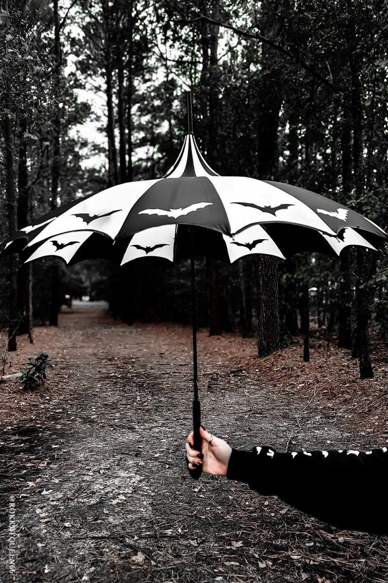 Spider_Rock_Web's tweet photo. ☂️🦇雨の日、視線を奪うのはこの傘🦇☂️

白黒の渦巻き模様に、舞い飛ぶコウモリを散りばめたインパクト抜群のデザイン。

開いた瞬間、いつもの道がゴシックなランウェイに変わる🖤

Batwing Pagoda Umbrella / パゴダ傘【VampireFreaks】
https://t.co/ZHW1Elezio https://t.co/5rSjwowcMZ