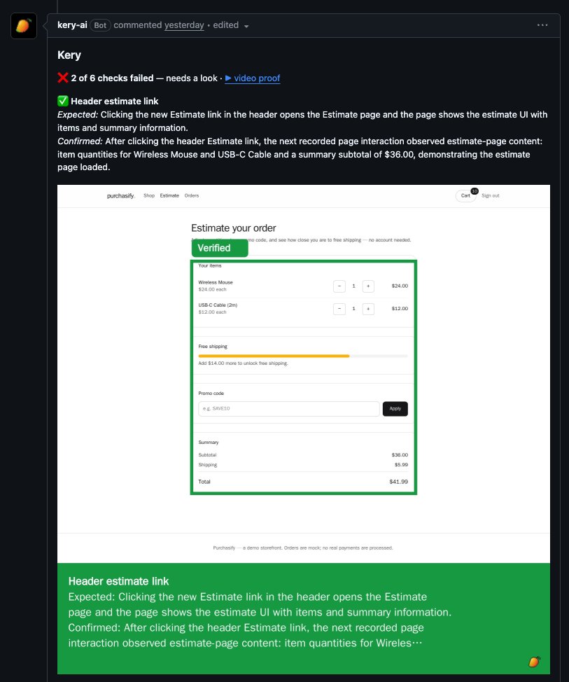 lazykeval's tweet photo. This week I built a tool that runs your PRs on real browsers and tells you what works and what does not. https://t.co/Ekj37KWsX8
