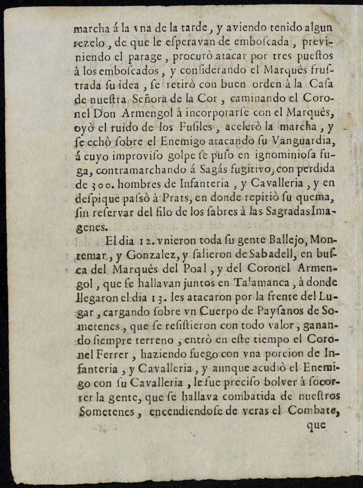 BiblioCatalunya's tweet photo. #Taldiacomavui de 1714 s’esdevé la Batalla de Talamanca, la darrera victòria de les tropes catalanes sobre les  borbòniques. En aquesta crònica de la col·lecció dels Fullets Bonsoms s’hi expliquen els fets #DivendresHistòria (Top.: F. Bon. 3049) https://t.co/kxjZrZVGQ0