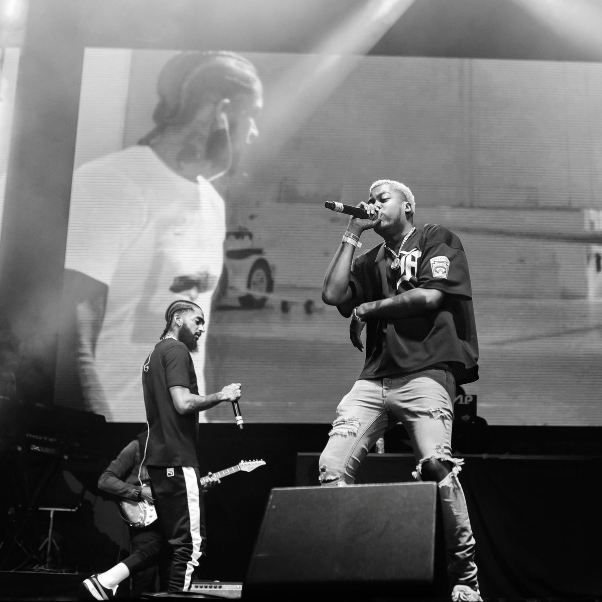 HussleForever's tweet photo. PROLIFIC OUT NOW 🏁
Much love to Blacc Sam, Bino and the whole Marathon Family for bringing this one to us fans. Appreciate everybody who put the work in to make this happen and continue Nip’s vision the right way. 🏁

What’s everybody’s favorite track so far? 
#LLNH https://t.co/ohIOP1oEzm