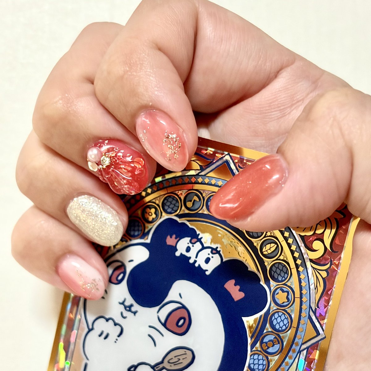 up_cc117's tweet photo. 人魚のウロコ💅 https://t.co/sC4pZCqVPr