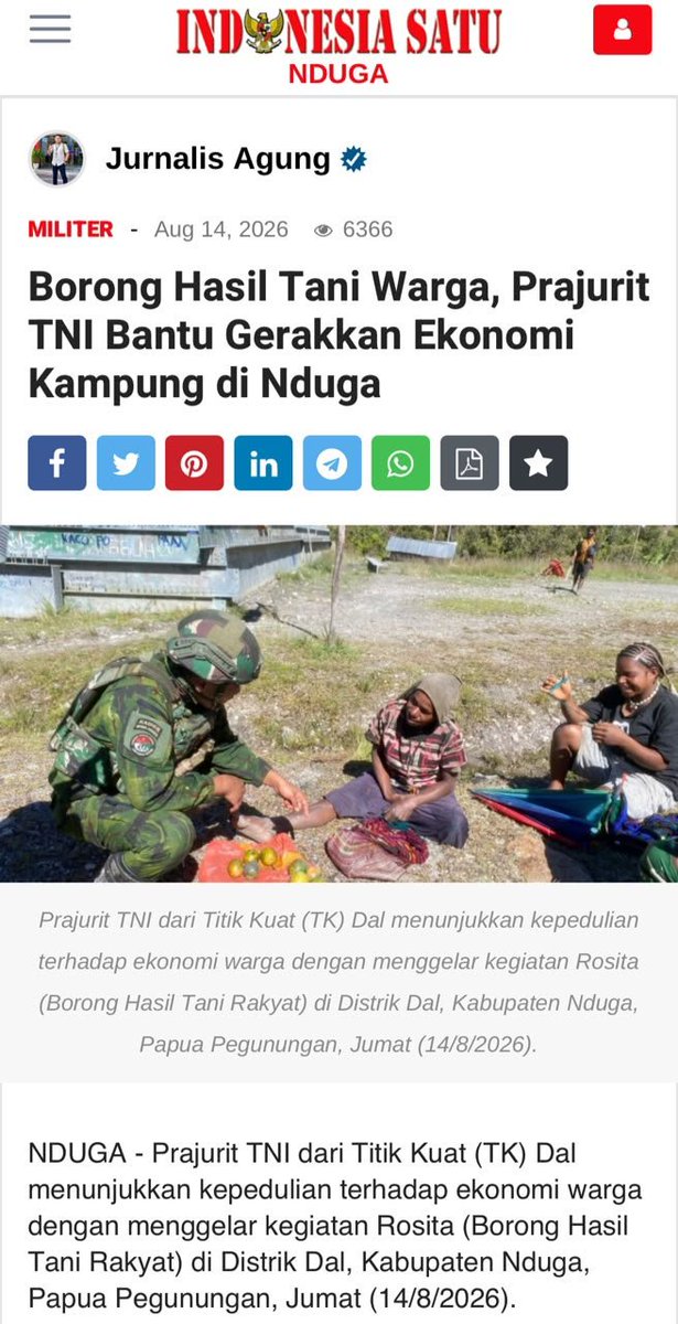 Irhammalik_'s tweet photo. Musibah banjir, bencana gempa, bencana tsunami, TNI selalu paling cepat datang. Tenda bantuan, pasokan logistik, dan regu penyelamat siap di titik nol.
Salurkan Hingga Pelosok https://t.co/ObUvGhExKh