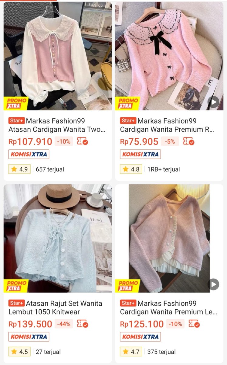 reyiberrie's tweet photo. ga nyangka banget bisa nemu toko cardigan selucu dan segemes ini😭☝️

cardigan rajut ini beneran definisi cantik dan soft girl abis. bahan rajutnya lembut, gak bikin gatal, plus detail kerah rendanya bikin look kamu langsung kelihatan mewah https://t.co/tcCRcqyePU