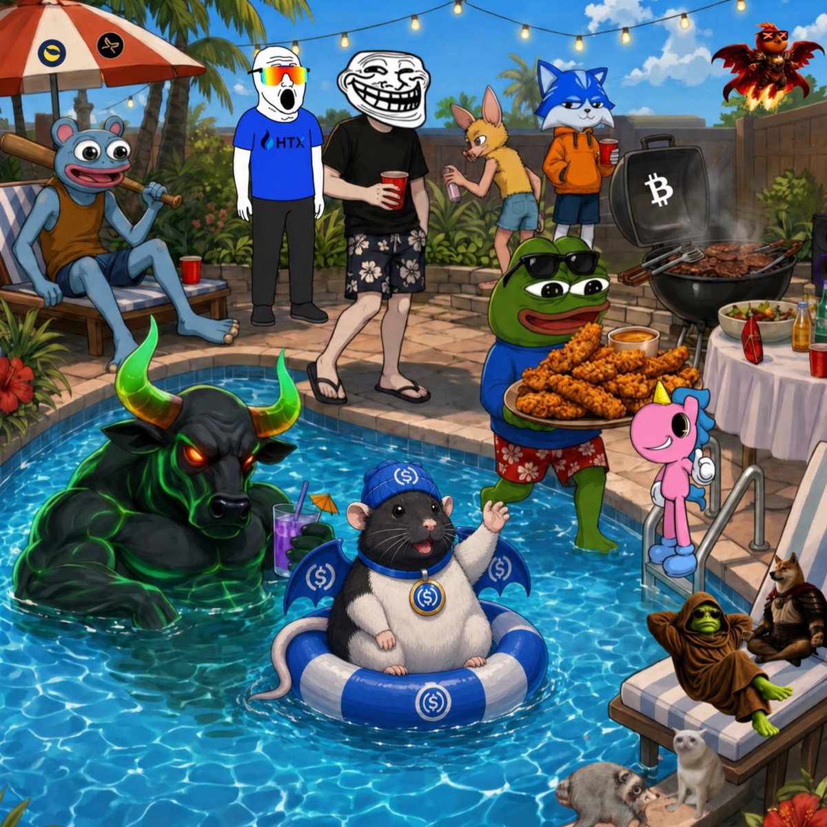 PunkxBtc's tweet photo. Which memecooin are we buying today? https://t.co/9qgjhfwMqh
