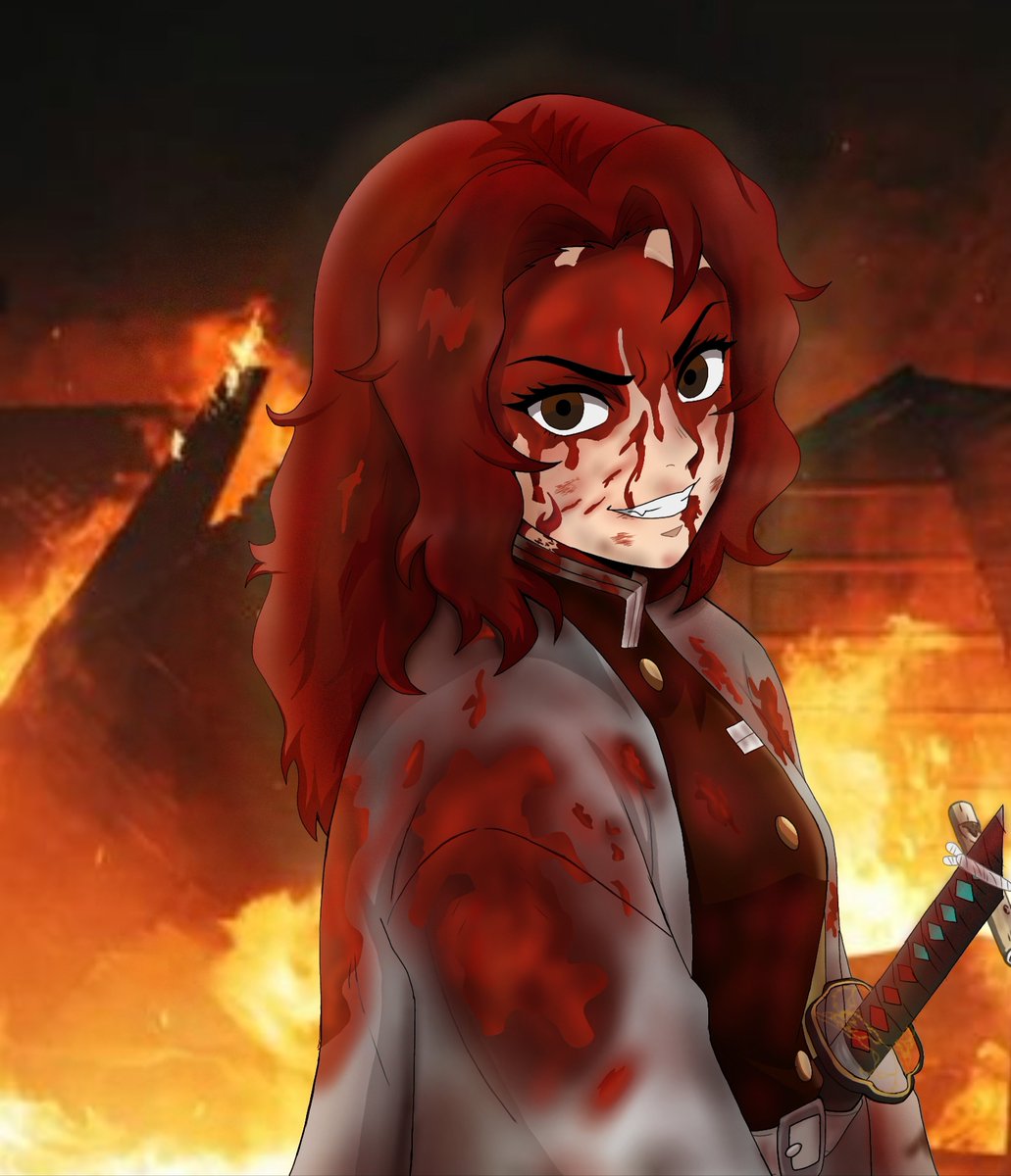 Trini_Hasashi's tweet photo. Fue una gran batalla #myavatar #viral #anime #ockny #demonslayer #dibujo #japon https://t.co/ZnOeoHWxHS