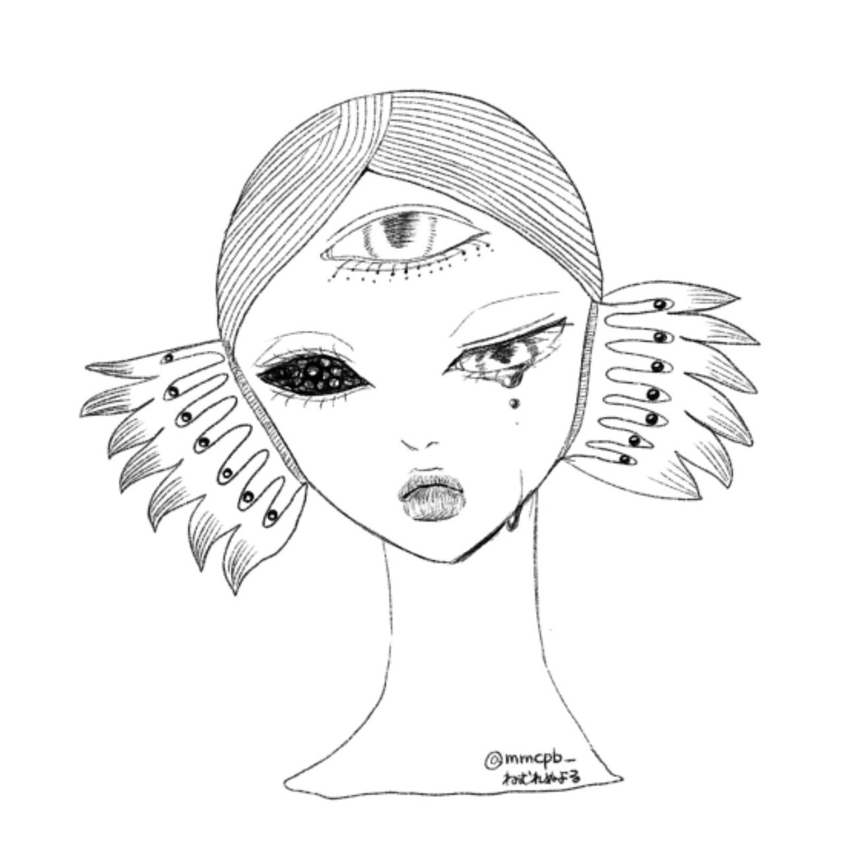 mmcpb_'s tweet photo. 醜悪

#illustration
#イラスト
#オリジナルイラスト
#art https://t.co/6xHzPrqTfo