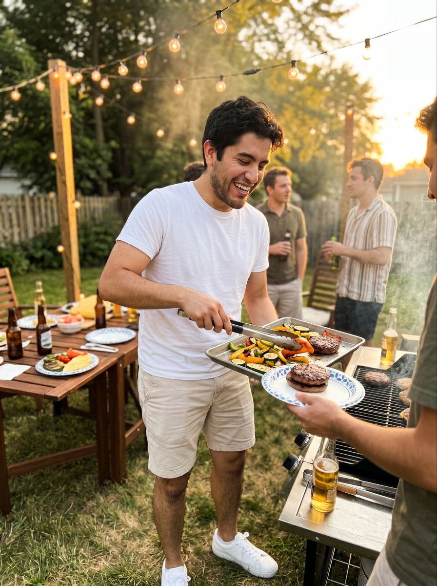 Santiago_1_00's tweet photo. Good food, great friends, and golden-hour memories worth keeping
#GoodTimes #BBQVibes #FriendsTogether #GoldenHour #WeekendMoments https://t.co/UbuIaH5UCC
