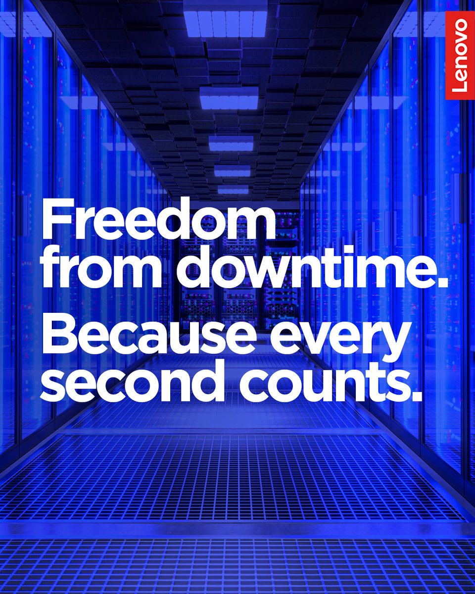 Lenovo_in's tweet photo. For the 12th consecutive year, Lenovo x86 servers have been ranked #1 in reliability and uptime, giving businesses the confidence to spend less time maintaining infrastructure and more time driving transformation. 

#Lenovo #SmarterTechnology #Servers #Awards https://t.co/NWaua4KYTk