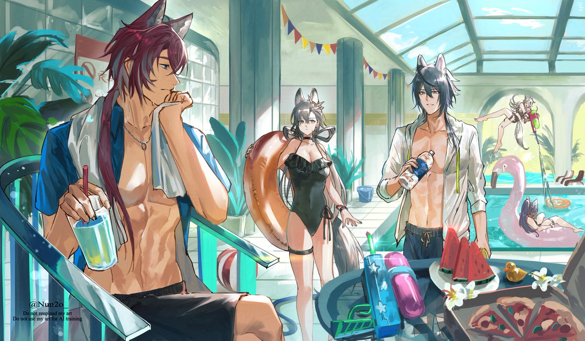 Nun2o_'s tweet photo. 好きな3人🐺 https://t.co/pIOiAdoahF