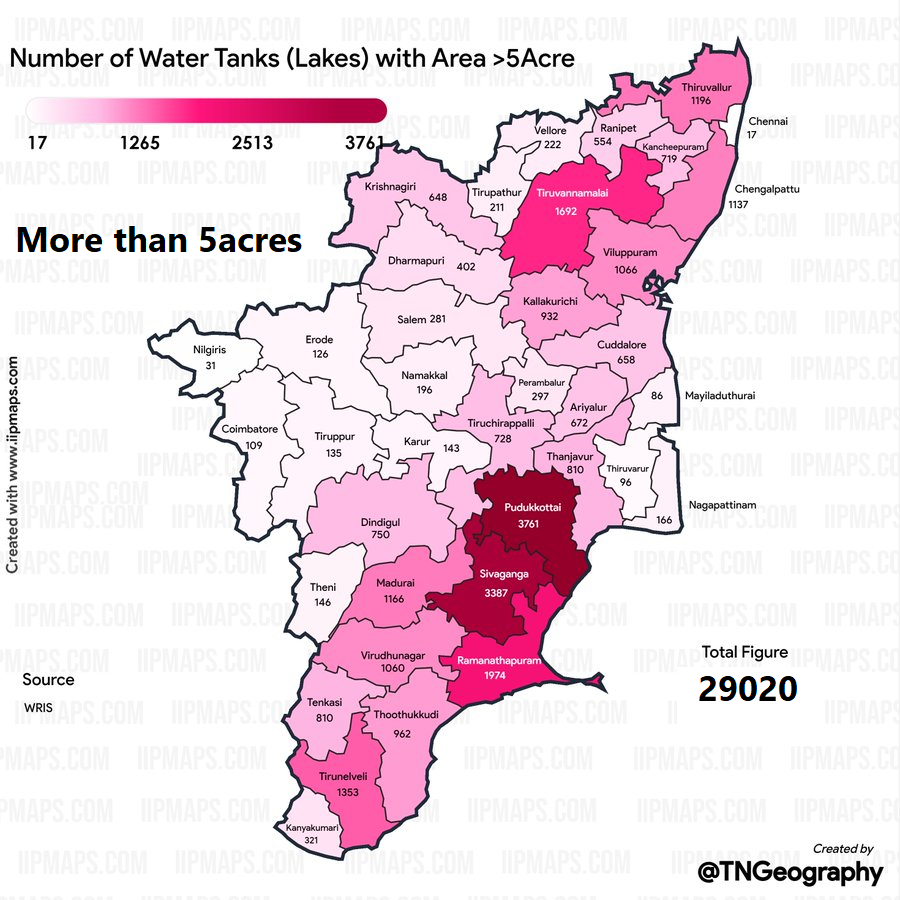 TNGeography's tweet photo. Tamil Nadu geography is different from KA or AP. Our geography is made for distributed water management, we need to invest on rainwater harvesting, groundwater recharge pits, lake &amp; canal renovation, Tiny dams(0.05 TMC) in hill streams, &amp; rejuvenate our hills (reforestation) 2/3 https://t.co/HRySwpJiSs
