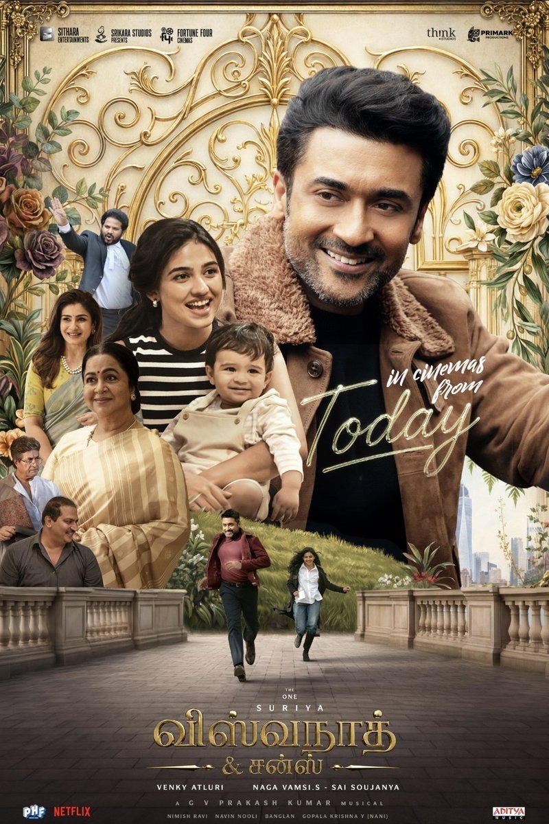 karthiksubbaraj's tweet photo. A neatly presented Rom-Com that's high on family emotions .. 👍👍

Awesome Performances by The One @Suriya_offl Sir, @realradikaa Mam and @_mamithabaiju 👌👌💥💥

Congratulations & All the best #VenkyAtluri  , @gvprakash , @SitharaEnts and whole team for a Blockbuster Success 👍👍 

#VAS
#VASfromtoday