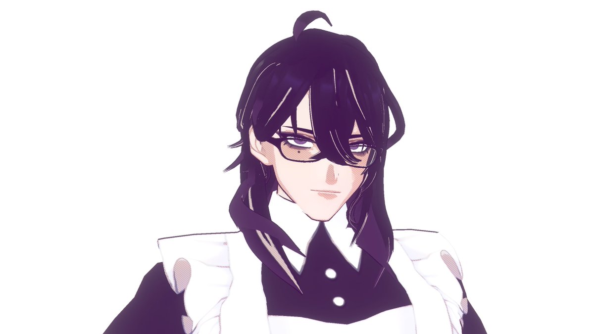 Eternal_717's tweet photo. using this 3d model to shoot a video of 5012, grabbed a few nice screenshots along the way（¯﹃¯）

maybe i'll manage to throw together an MMD later... hopefully!

so far i've made a very basic version of his outfit without the coat, i'll try to polish the model a bit if i can. if it works out, i'll just open-source it and share with everyone (but clipping is probably gonna stay, i really don't have the skill for that<(_ _)>)

#ADWD #ADWD2 #ADateWithDeath