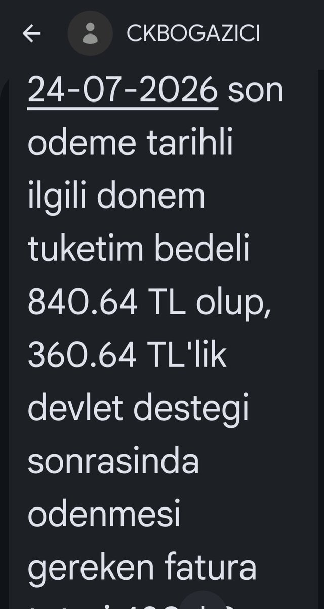 Espere34's tweet photo. Destek mi Kazık mı?
Soldaki  mesaj @bedaskurumsal dan CK Boğaziçi nden. Sağdaki ise @EPDK_ dan aynı dönem elektrik maliyet verileri.
Faturada mesken tarife birim fiyatı olarak 2,919 TL/Kwh . 'Destek' olmasaydı fatura birim fiyatı 2,699 TL/Kwh olacaktı!.. Yani ben daha az fatura ödeyecektim.  Kim kime destek veriyor acaba!..
İlgili kurumlardan açıklama bekliyorum.
@yavuzyilmazd