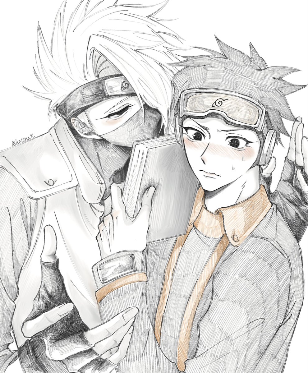 hatenaaa2's tweet photo. ⚠️if世界線:大人カカシ､子オビト https://t.co/YdfufUst8d