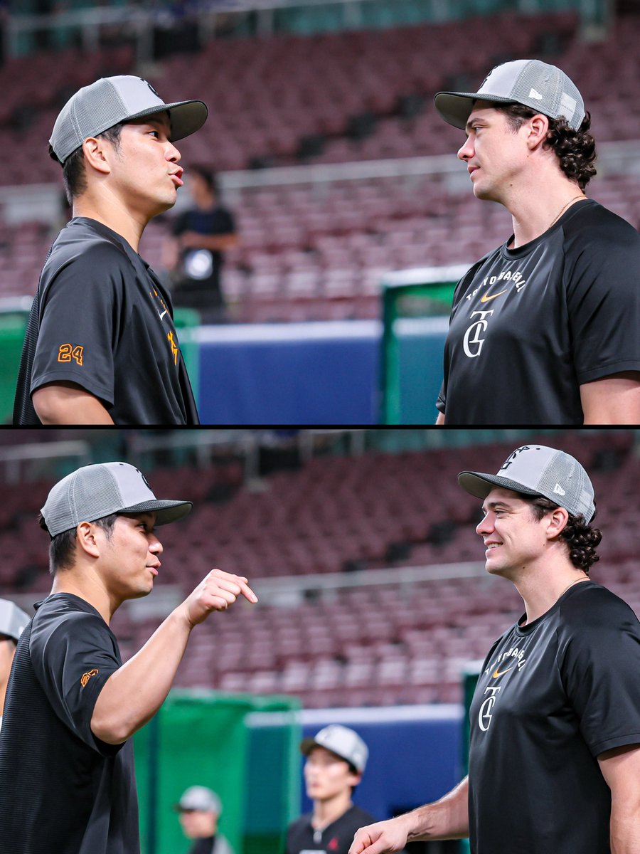 tkphoto1234's tweet photo. #巨人
8/14 🤝🏻
#大城卓三
#ダルベック https://t.co/Prmq7otGXL