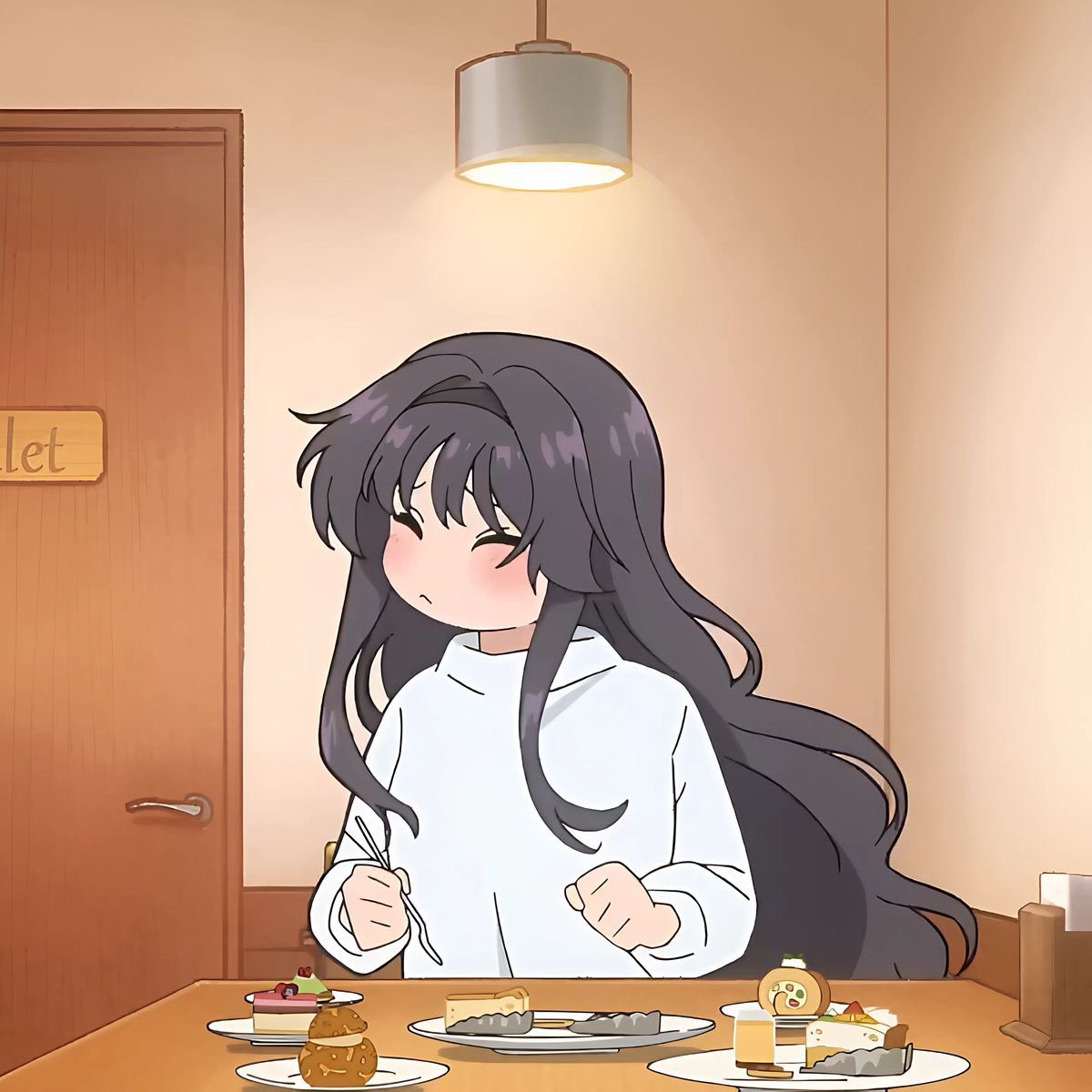 ay0osph's tweet photo. ご飯を美味しそうに食べてる薫子ちゃん、ほんっとうに可愛すぎる🥹💕
こんなに幸せそうに食べてる姿を見てるだけで癒される〜！🍰✨
#薫る花は凛と咲く https://t.co/erA6wysefI