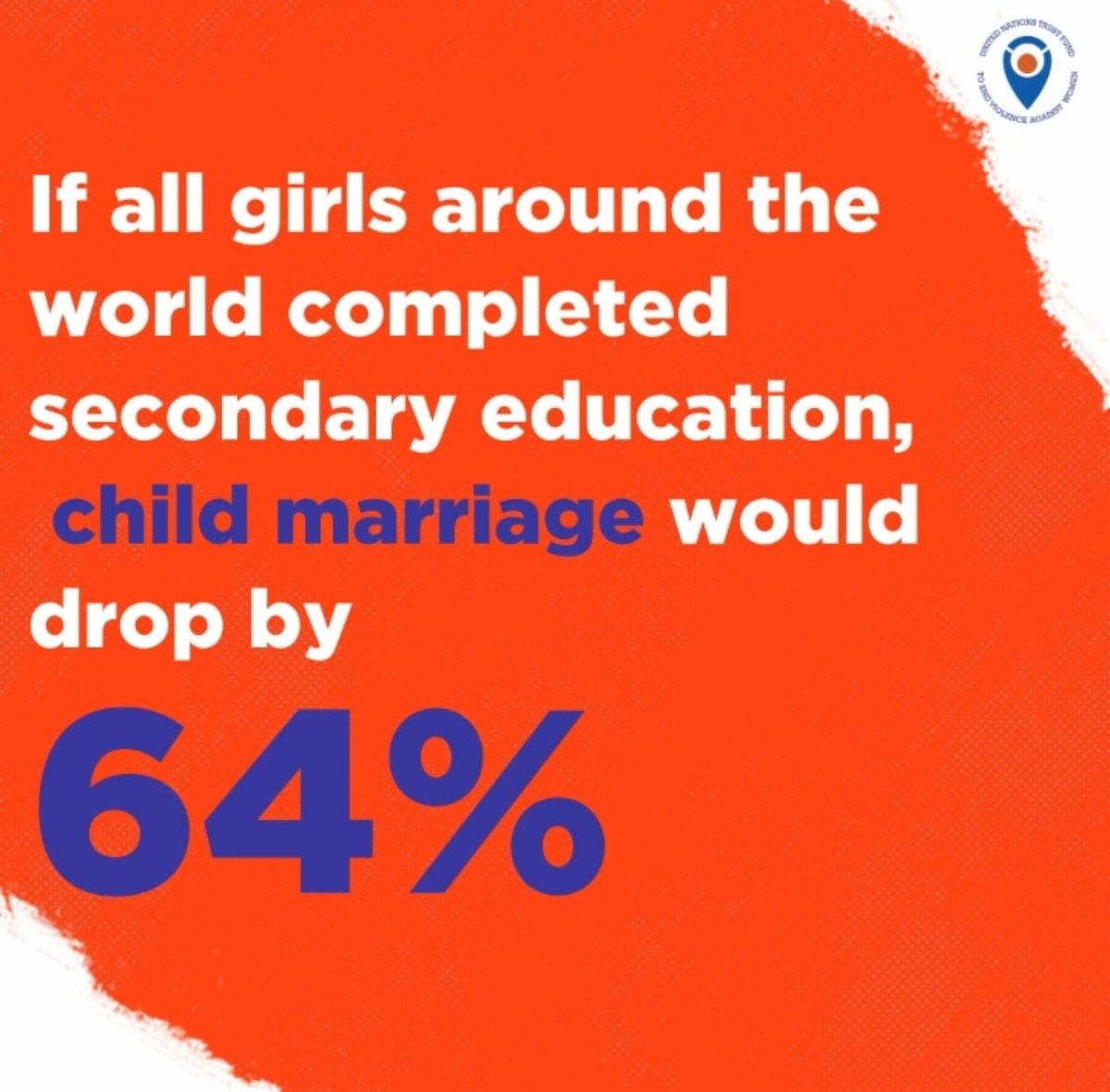 ReafUg's tweet photo. Quality education offers protection!
If every girl completed secondary school, child marriage would decrease by 64%.
Investing in girls' education creates a safer, more equal future.
#EndChildMarriage
#ForYouthByYouth
@UNGEI @Educ_SportsUg https://t.co/O45r7UKn77