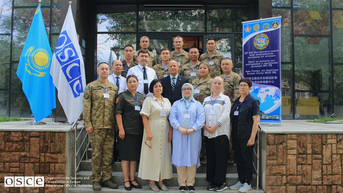 oscedushanbe's tweet photo. 🩺14 medical specialists from Kazakhstan, Kyrgyzstan &amp; Turkmenistan strengthened their skills in emergency care, casualty triage &amp; medical evacuation during @oscedushanbe regional EOD course on medical support in Almaty. Building regional capacity for safer, faster responses 🚨 https://t.co/chNJlHCGZy