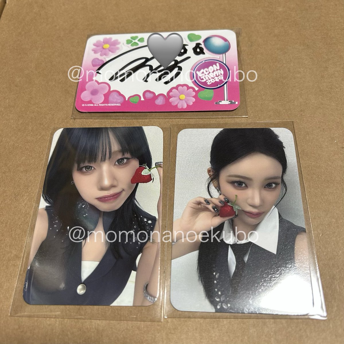KCON JAPAN 2026 オンラインMDサイン 7000円トレカ 交換 アリツア ME