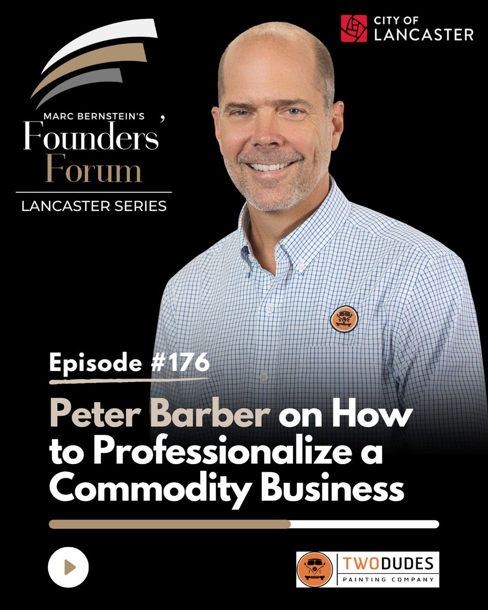 BernsteinMarcJ's tweet photo. Peter Barber on How to Professionalize a Commodity Business 

🎙️Listen here: https://t.co/X3GqPoSTS9 

The #FoundersForum Radio Show and Podcast is streaming now, wherever you listen to podcasts! 🎧️📲 https://t.co/nV2YEig8IR