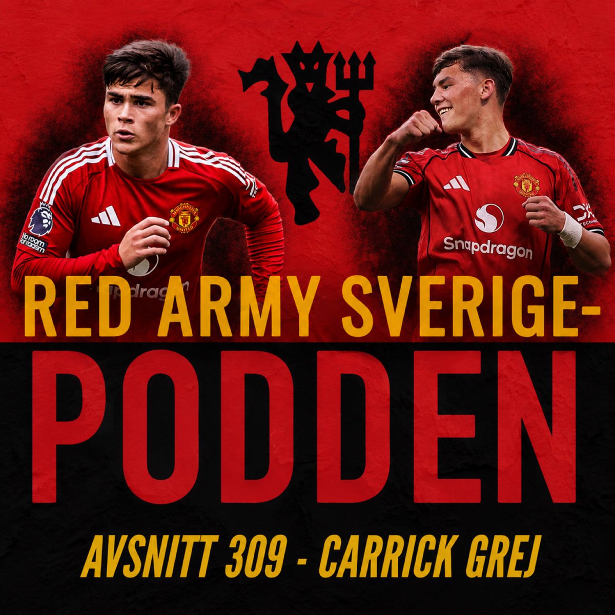 RASpodden's tweet photo. 🔴 Avsnitt 309 – Carrick grej

Nytt avsnitt ute!

📍 Vad har vi sett under försäsongen?
📍 Vänsterbacksplatsen – kan Amass utmana?
📍 Behöver United värva ännu en mittfältare?
📍 Vem skulle vara rätt namn?
📍 Hur har ungdomarna skött sig?

Det och mycket mer. Lyssna nu! 🎧🔴 https://t.co/SvzK7MwVPa