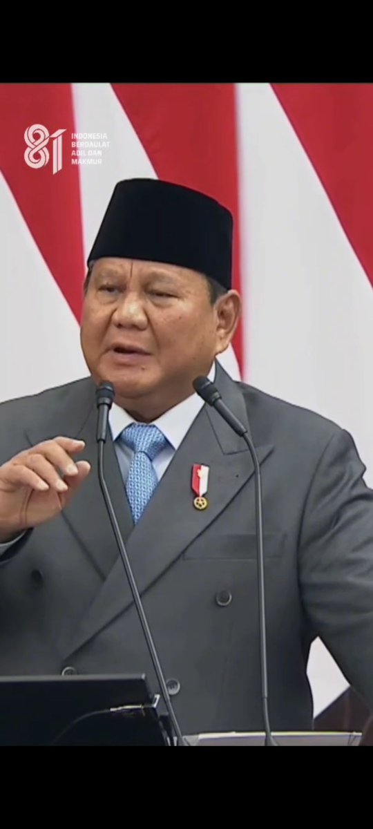 HabibiHaskha's tweet photo. Pidato Presiden RI dalam Sidang Tahunan MPR RI Tahun 2026

#HUT81RI
#KitaIndonesia
#PidatoPresiden2026
#RAPBN2027
#NotaKeuangan2027
#kemendespdt
#bangundesabangunindonesia https://t.co/Be8r2xEx9s