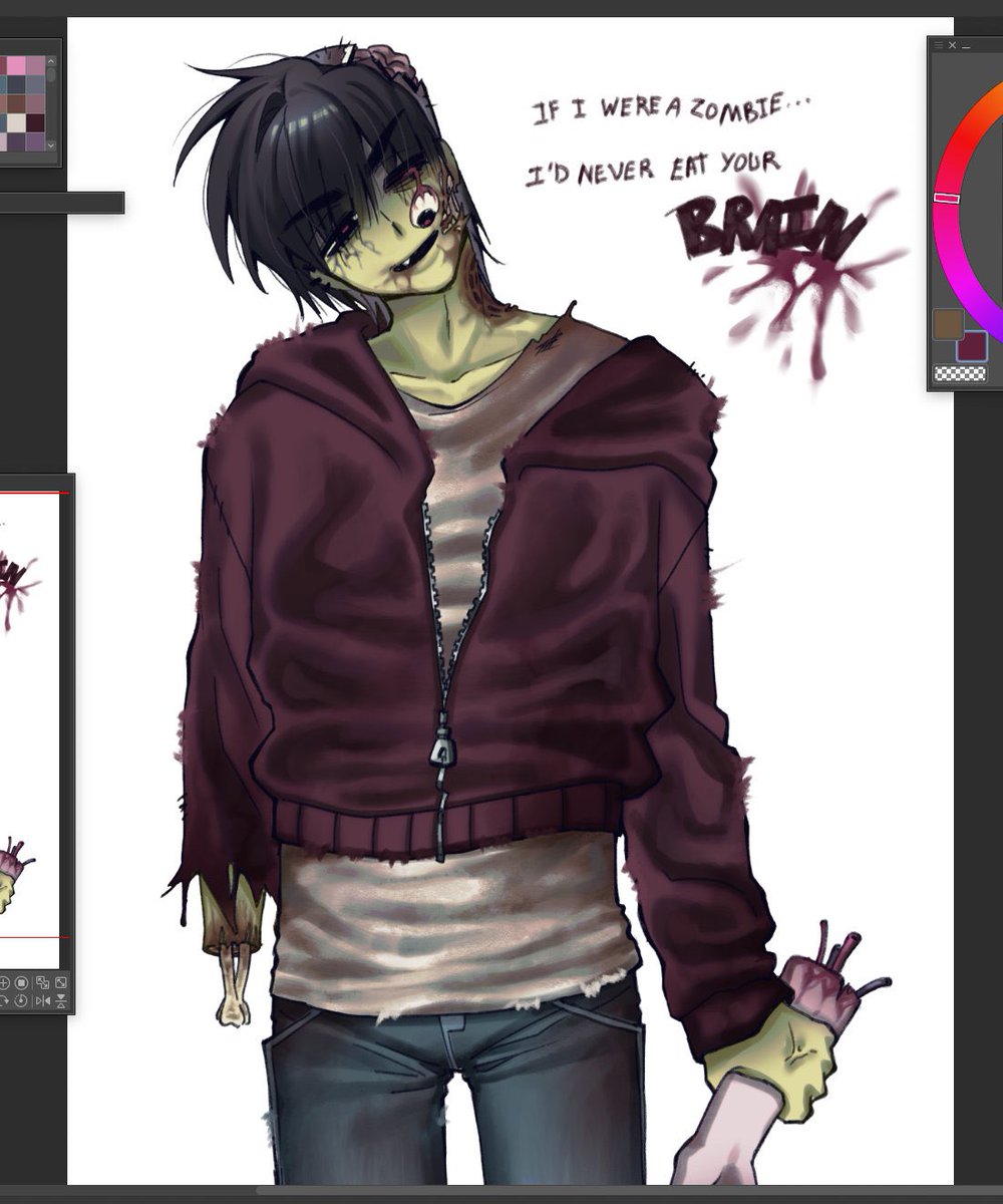 _danonz's tweet photo. Ugly ass zombivan colored sketch #ivan #alnst #zombie https://t.co/VbG3kMqEL0
