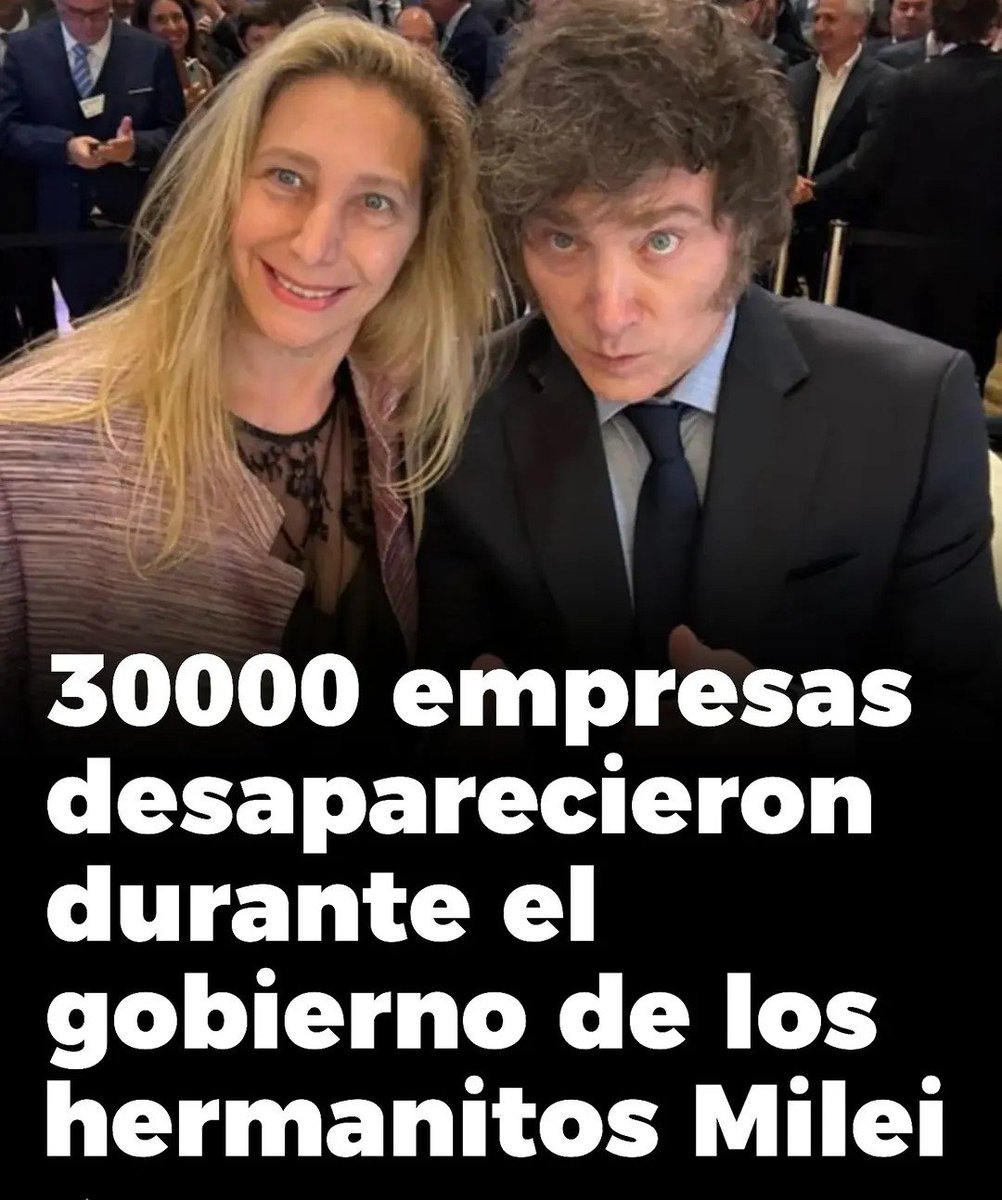 ProfeMatias's tweet photo. El dato del día:  treinta mil empresas se fundieron durante lo que va del gobierno de Milei. Record absoluto de destrucción productiva. https://t.co/935Yzw5s8v