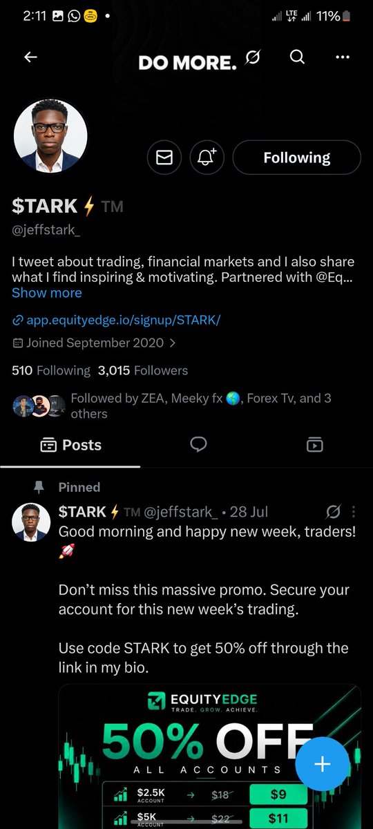 Oracle_tradez99's tweet photo. @RealTraderSeun @GoatFunded @EdwardXLreal @ForexTvOfficial @jeffstark_ https://t.co/WEcfqeeXUD