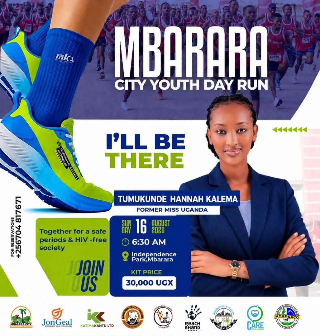 MavenUg's tweet photo. 🚨2 days to go..
Former miss Uganda has approved her presence in the run☺️

Grab your Kit now at Shs.30,000 only.
📞+256 704 817 671 to book your slot✨️

Theme: Together for a safe periods &amp; HIV free society🙏💚
#MbararaYouthRun2026 https://t.co/5mDfaq0kkh