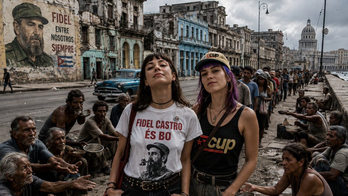 JoanAC_93's tweet photo. Avui la CUP commemora els 100 anys del naixement de Fidel Castro i reivindica el seu llegat polític. Doncs ja que volen recordar-lo, recordem TOT el llegat:

1. PRESOS POLÍTICS. El mateix règim cubà va arribar a admetre oficialment l’existència d’uns 4.500 presos polítics a finals dels anys setanta. Fidel Castro va afirmar el 1978 que els 3.600 que pretenia alliberar representaven aproximadament el 80% del total.
2. CAMPS DE TREBALL FORÇAT. Entre 1965 i 1968 van funcionar les UMAP, instal·lacions on van ser internats homosexuals, religiosos, objectors de consciència i altres persones considerades incompatibles amb l’ideal revolucionari. La literatura acadèmica situa en fins a 35.000 els internats.
3. PERSECUCIÓ DELS HOMOSEXUALS. Sí: aquell règim que una part de l’esquerra occidental encara romantitza va institucionalitzar la repressió contra homosexuals i altres persones considerades “desviades”, incloent-hi internament i treball forçat.
4. AFUSELLAMENTS I EXECUCIONS. No existeix una xifra oficial definitiva, però una investigació de Cuba Archive citada per Le Monde havia documentat, entre 1959 i 2014, 3.130 morts davant d’un escamot d’afusellament i 1.162 execucions extrajudicials: 4.292 casos documentats.
5. PARTIT ÚNIC I OPOSICIÓ PERSEGUIDA. Human Rights Watch recorda que sota Fidel Castro el règim es negava a reconèixer partits polítics alternatius, organitzacions independents de drets humans, sindicats independents o una premsa lliure.
6. MILERS D’EMPRESONATS I INTIMIDATS. HRW resumeix el balanç de gairebé cinc dècades de castroisme parlant de milers de cubans empresonats, milers més assetjats o intimidats i generacions senceres privades de llibertats polítiques bàsiques.
7. JUSTÍCIA SUBORDINADA AL PODER. La Comissió Interamericana de Drets Humans va concloure que a Cuba no existia una separació de poders capaç de garantir una justícia independent i que els tribunals estaven subordinats al poder polític.
8. DISSIDENTS JUTJATS SUMÀRIAMENT. Encara el 2003, 75 activistes de drets humans, periodistes, sindicalistes i crítics van ser detinguts i jutjats en procediments tancats; molts acabarien passant anys en presons descrites per HRW com inhumanes.
9. CENSURA SISTEMÀTICA. Amnistia Internacional descriu els 49 anys de Castro al poder com un període marcat per una supressió implacable de la llibertat d’expressió i documenta durant dècades presos de consciència empresonats simplement per exercir pacíficament els drets d’expressió, associació i reunió.
10. MISÈRIA ECONÒMICA I EL MITE QUE “TOT ÉS CULPA DE L’EMBARGAMENT”. Les dades actuals són demolidorament difícils de compatibilitzar amb el suposat “paradís social” castrista. El IX Estudi sobre Drets Socials a Cuba de 2026, elaborat per l’Observatori Cubà de Drets Humans, estima —cal remarcar que és una enquesta independent, no una estadística oficial del govern cubà— que el 94% de la població viu en situació de pobresa extrema. El mateix estudi afirma que 8 de cada 10 cubans han hagut de saltar-se algun esmorzar, dinar o sopar per falta de diners o aliments, i que el 68% de les llars enquestades ingressen menys de 20.000 pesos cubans mensuals, uns 30 dòlars segons el canvi utilitzat per l’estudi.

I no estem parlant només d’un informe opositor: el Programa Mundial d’Aliments de l’ONU reconeix que Cuba acumula una contracció del PIB del 15% en sis anys, inflació persistent, escassetat de combustible i dificultats creixents per garantir alimentació i nutrició; fins i tot la cistella mensual estatal pateix escassetats i retards.

I l’embargament nord-americà? És real, és sever i perjudica l’economia cubana. Negar-ho seria propaganda. Però convertir-lo en l’explicació universal de 65 anys de fracassos econòmics també ho és. Cuba no està hermèticament “bloquejada” del planeta: comercia amb altres països i, des de l’any 2000, la mateixa legislació nord-americana permet exportacions autoritzades d’aliments, productes agrícoles, medicaments i material mèdica l’illa.

I la història ofereix comparacions especialment incòmodes. Vietnam va patir un embargament econòmic nord-americà fins al 1994, però va iniciar les reformes Đổi Mới el 1986, encara sota l’embargament. Va abandonar progressivament elements de l’economia centralment planificada, va liberalitzar preus, va permetre activitat privada, va reformar l’agricultura i es va obrir a la inversió. El Banc Mundial documenta que aquestes reformes van impulsar fortament la producció i el creixement abans que Washington aixequés l’embargament el 1994.

La Xina també va estar sotmesa durant dècades a fortes restriccions comercials nord-americanes, inclòs un embargament comercial imposat durant la Guerra de Corea; però el seu gran salt posterior va arribar quan va fer exactament allò que Cuba s’ha resistit a fer: reformes de mercat, incentius econòmics, obertura comercial i integració internacional. Des de les reformes iniciades el 1978, el Banc Mundial calcula que el creixement xinès va superar de mitjana el 9% anual durant dècades i que prop de 800 milions de persones van sortir de la pobresa extrema. No és una comparació d’embargaments idèntics —no ho són—, sinó una demostració del pes colossal que tenen les polítiques econòmiques internes.

Per tant, prou d’utilitzar Washington com a comodí universal per absoldre la dictadura cubana de qualsevol responsabilitat. Les sancions poden empobrir i limitar una economia; però no obliguen Fidel Castro a prohibir la iniciativa privada durant dècades, destruir incentius, centralitzar la producció, impedir llibertat econòmica, perseguir dissidents o mantenir un sistema incapaç de proporcionar aliments, electricitat i salaris dignes a la seva població.

Potser després de 67 anys ja toca preguntar-se si el problema no és només l’embargament, sinó també el règim.

Que l’any 2026 la CUP decideixi celebrar políticament la figura de Fidel Castro, en comptes de recordar críticament les seves víctimes, diu molt més del seu concepte de drets humans que mil discursos.

Els drets humans o són per a tothom, també quan el dictador porta una bandera roja, o no són drets humans. El feixisme també pot ser d’esquerres, i vosaltres, cupaires, en sou una clara caricatura.

Salvem Catalunya del comunisme i del feixisme d’esquerres de la CUP amb Sílvia Orriols i Aliança Catalana.