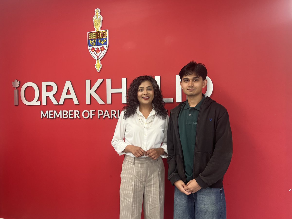 iamIqraKhalid's tweet photo. I had a productive week welcoming constituents from across Mississauga—Erin Mills at my office. My team and I are working hard to address your concerns. Hearing from constituents is one of the most important parts of my job, and it guides mywork at home and in Ottawa. https://t.co/2qpBPYogAs