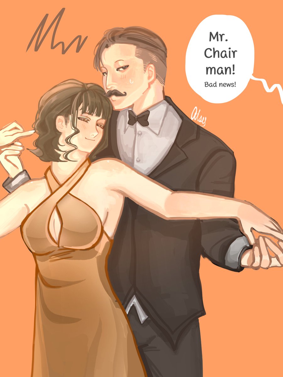 Asthysia's tweet photo. What's the bad news 👁️👁️

#spyxfamily #fanart #meldon #donovandesmond #melindadesmond https://t.co/wD2SEIQ1qW