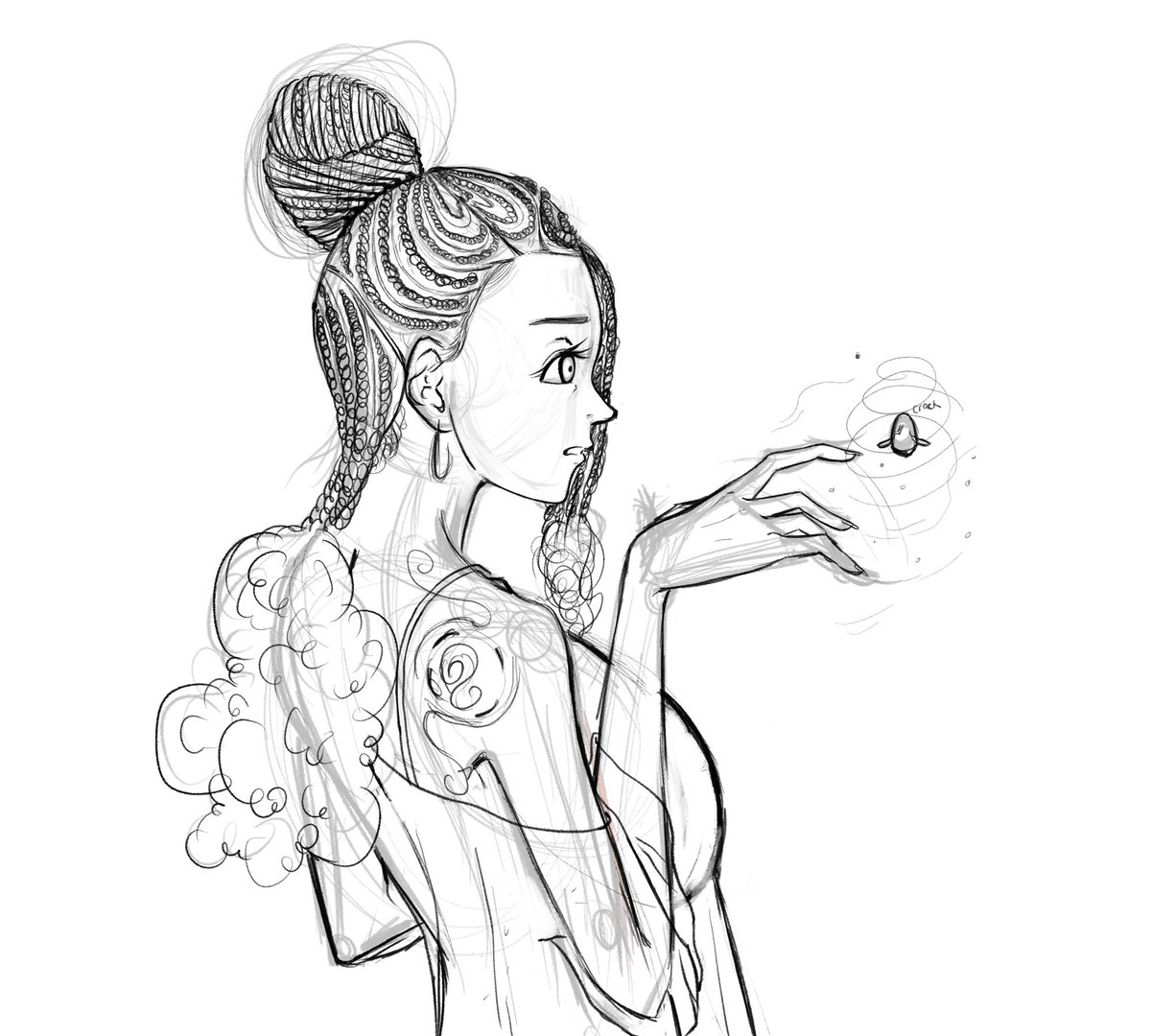 Siaddievisions's tweet photo. A style true from my vision.
#hairstyle #artist #sketch https://t.co/X2RgJWTFvZ