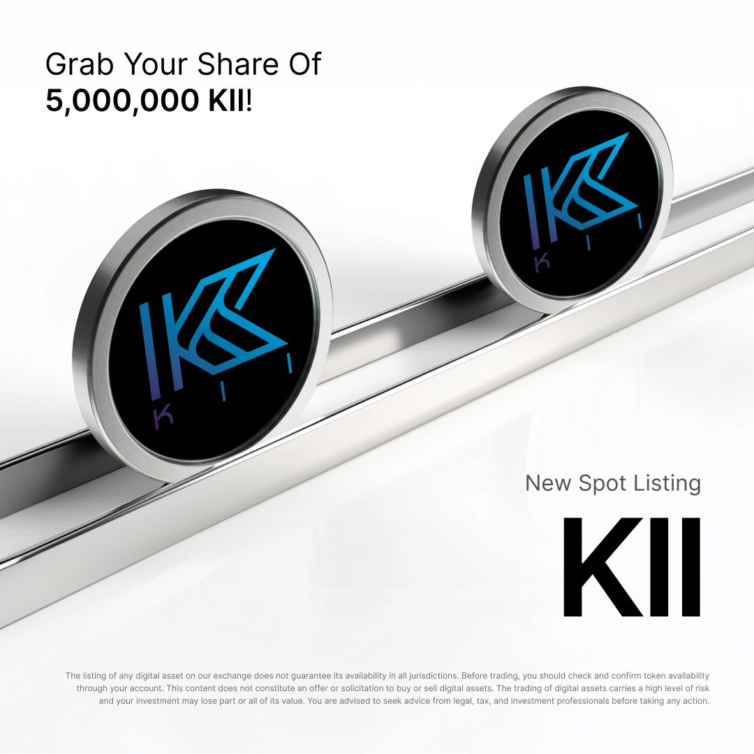 BybitArabic's tweet photo. 📣 تم إدراج عملة $KII رسمياً في منصة #BybitSpot بالتعاون مع @KiiChainio!

ابدأ التداول والإيداع الآن لتشارك في مجمع جوائز بقيمة 5,000,000 عملة KII. 

تداول الآن: https://t.co/W03nT5yFdo

#BybitMENA #NewFinancialPlatform https://t.co/dXMXQTlAj3