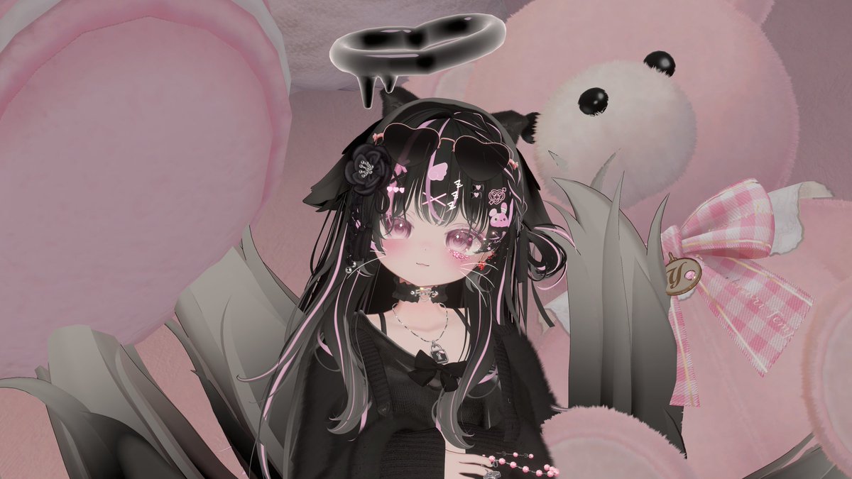 nemu_luv_zzz's tweet photo. 輝夜ちゃん可愛すぎて何着ても似合うよ～😭
地雷と彼シャツ！！！メイクも可愛すぎて……
可愛すぎて滅。
#kaguya3D #IKUSIA #cumulus_vrc https://t.co/dlydyeFdCG